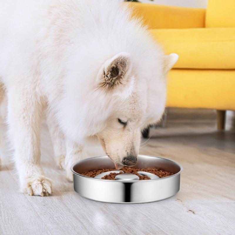 Multipurpose Pet Slow Feeder Bowl Watering Dish For Kittens Puppy HX6C