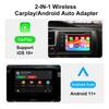 2026 Newest FLIXIVI CarPlay Adapter&Android Auto Adapter Plug and Play for VW Toyota Nissan Ford Benz for Apple & Android Phone