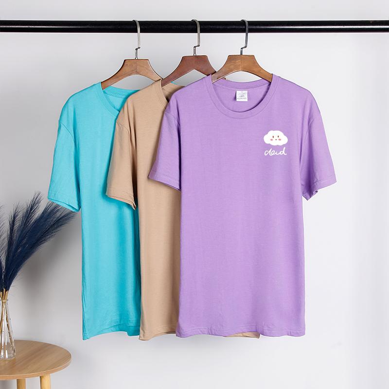 TWINFLAMES Women Summer T-Shirt Short Sleeve Cotton Casual Woman Clothes Spring/Autumn O-Neck Female Tees