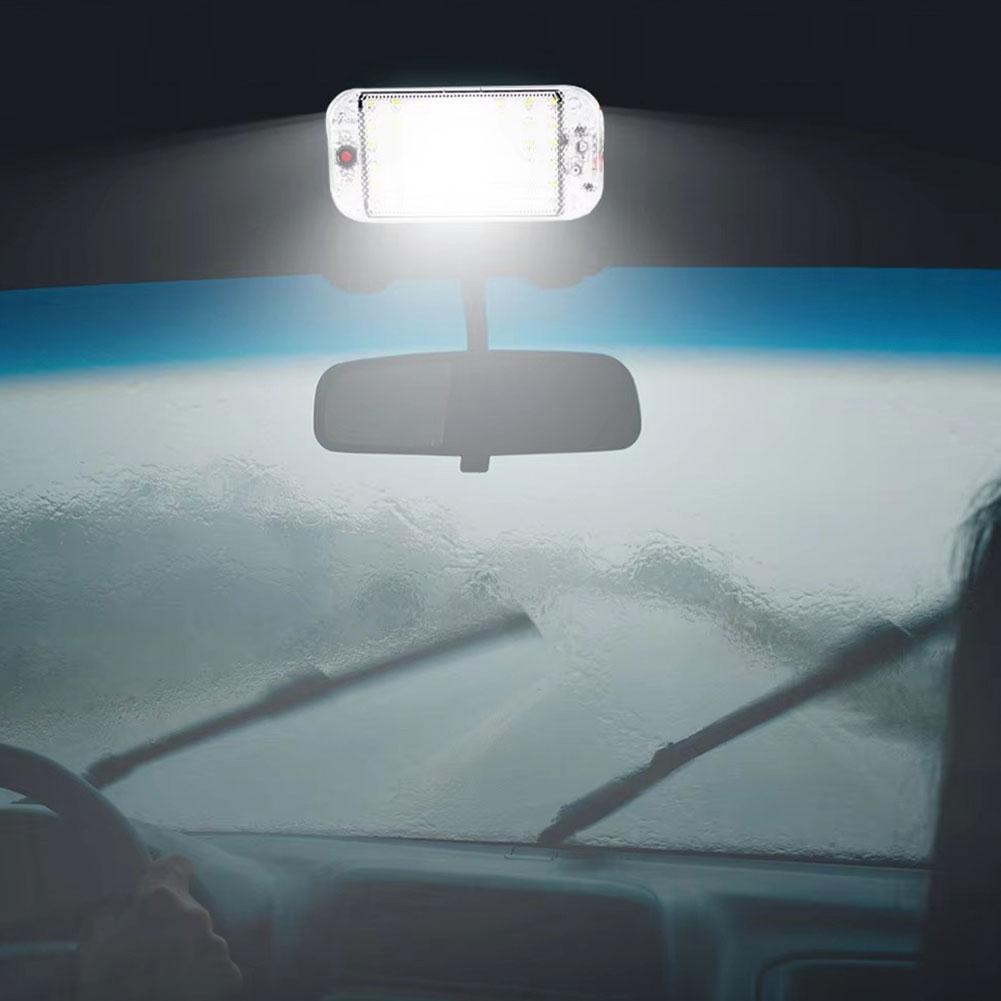 Universal Ceiling Light Bright Car Indoor Lamp With ON/OFF Switch 48/60LEDs Interior Dome Light For Box Trucks Campers Boats RVs