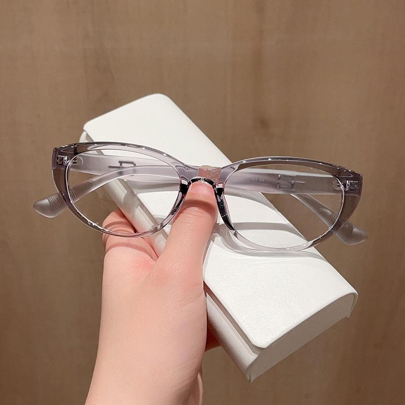 Fashionable Tr90 Retro Cat's Eye Glasses Frame Can Match Myopia Glasses Frame with Degrees for Women