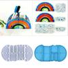 Multipurpose Rainbow Pen Holder Silicone Mould Versatile Castes Set for Home and Office Decoration and Jewelry Storage