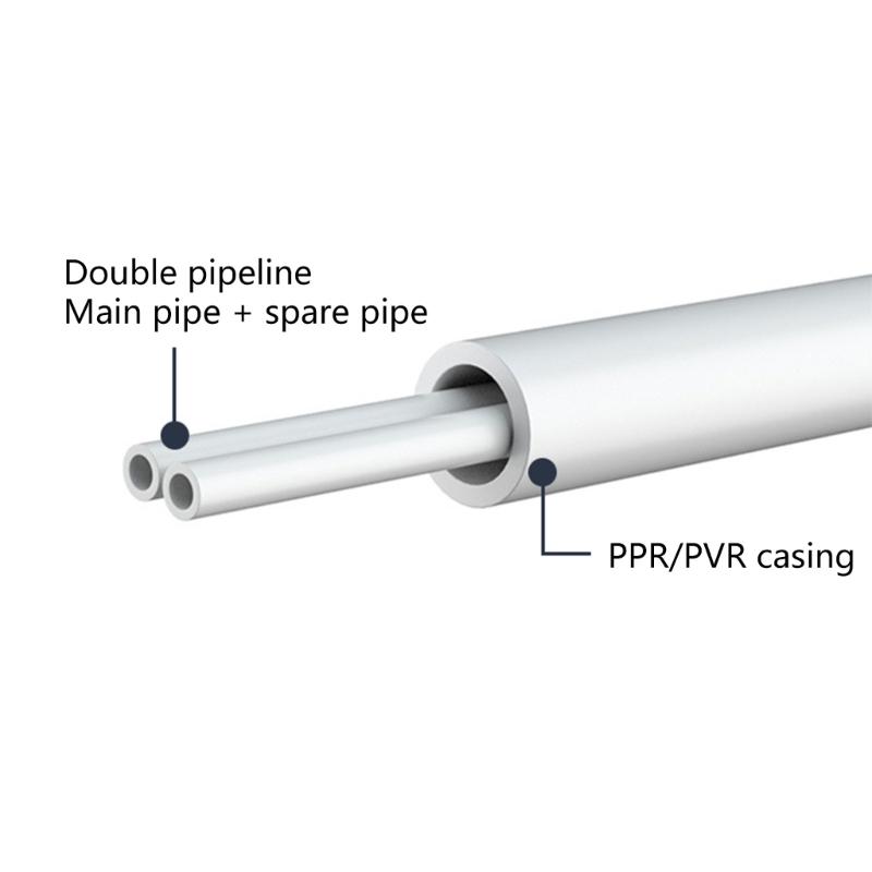 3/8Inch PE Tube for Liquid Delivery System 50M Strong Flexible Construction Safe for Home Drinking Liquid Delivery