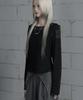 ETRE AU SOMMET Chain Bijo Pocket Long Sleeve T-Shirt (Black)