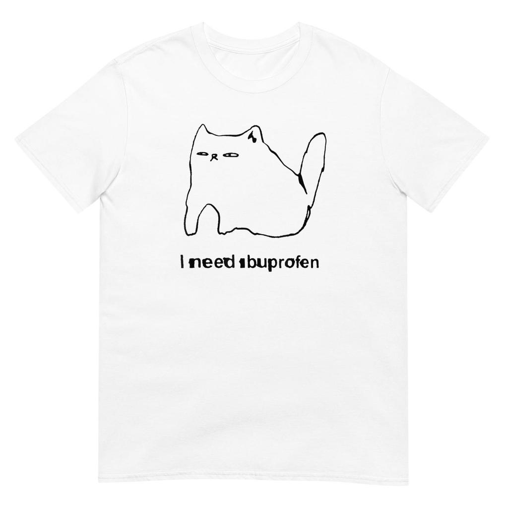 I Need Ibuprofen Shirt, Funny Graphic Tee for Pain Relief Humor, Casual Wear for Medicine Lovers Gift