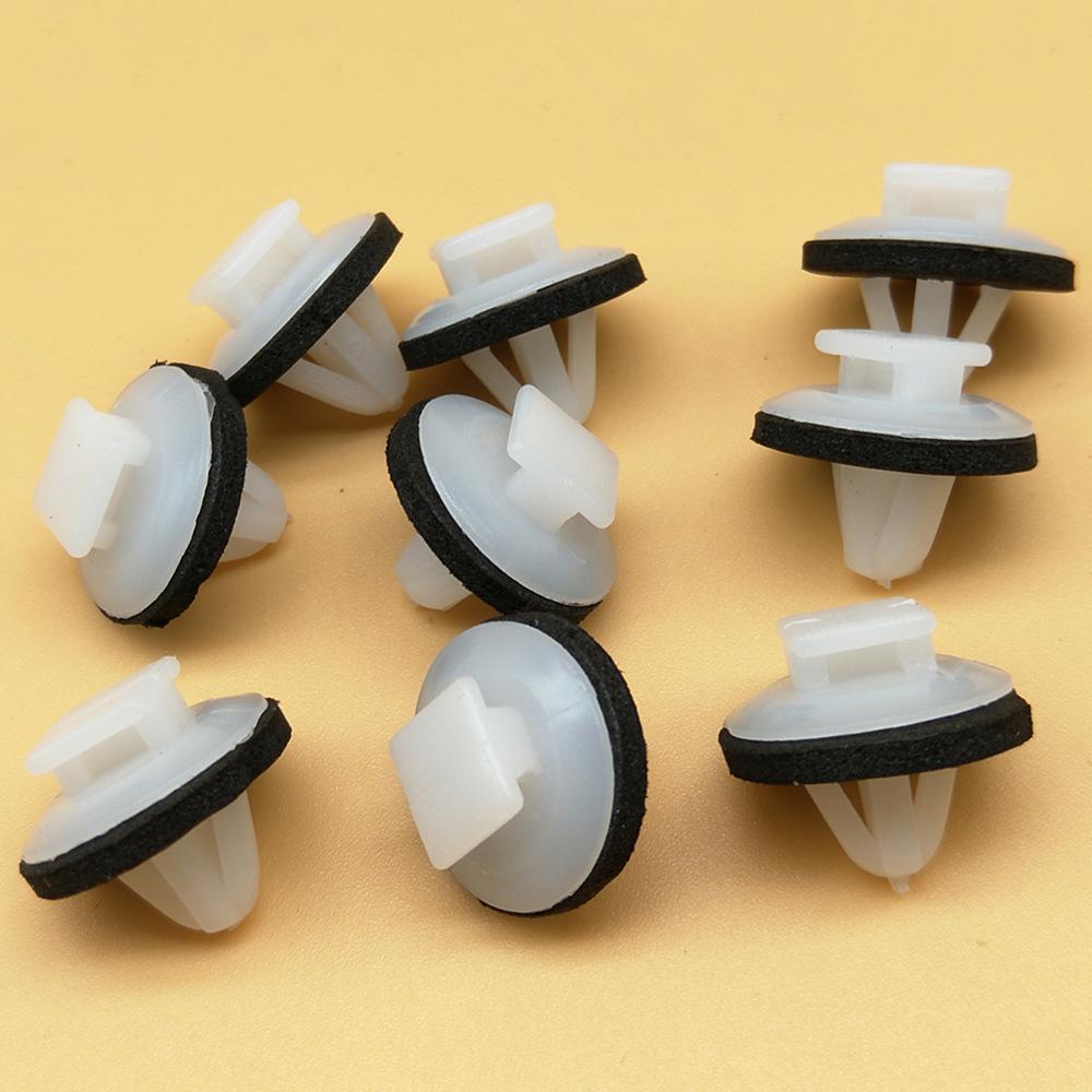 

50 White Car Door Panel Clips for Honda, Toyota, Mazda, Nissan, Suzuki (50 Count, D79) Polarlander
