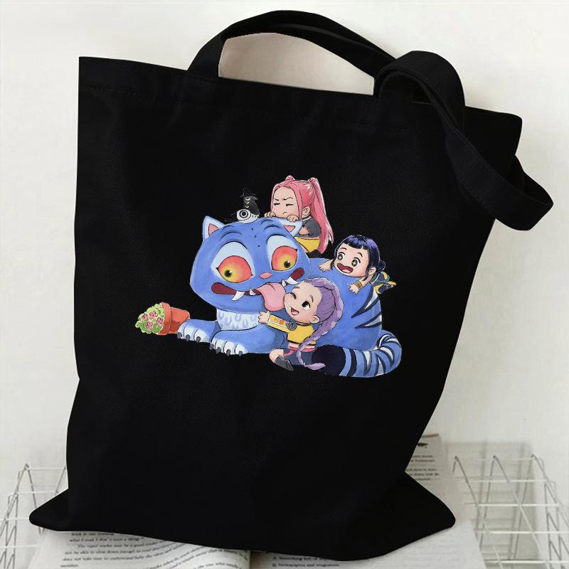Hot sale Kpop Korean Witch Hunter Girls Group Printed Canvas Bag Student Daily Handbag Shopping Bag