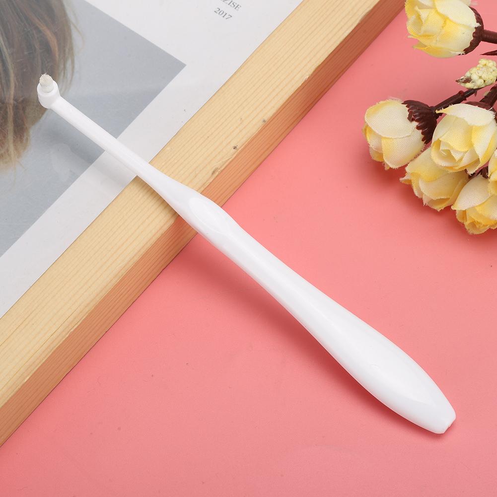 3pcs Orthodontic Toothbrush Small Head Teeth Braces Dental Cleaning ToothbrushWhite