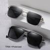 TR Sunglasses For Men Women Classic Black Square Designer Sun Glasses Driving Fishing UV Protection
