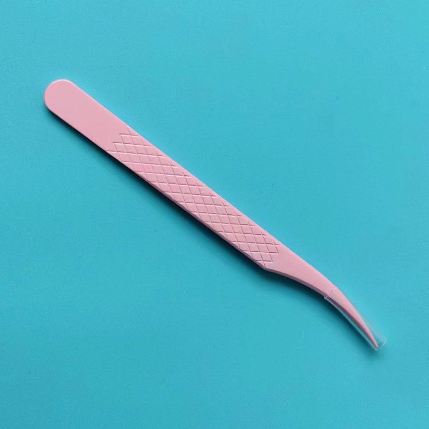 Dolphin Gold Eyelash Tweezers for Professional Application