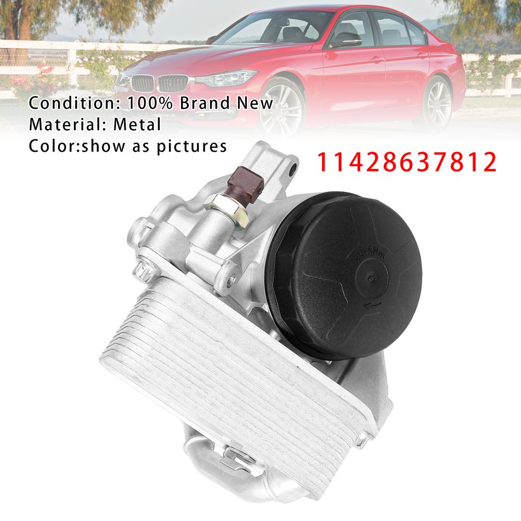 Engine Oil Cooler Oil Filter Assembly 11428637812 For BMW 328i 335i 528i X3 Z4