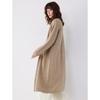 ELLE Women's French Lambswool Long Knitted Cardigan
