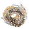 75-120pcs Glass Square Bead Crystal Rondelle Austria Faceted Loose Spacer Round Beads for Jewelry Making DIY Necklaces Bracelet