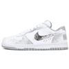 Big Abrasion Resistant Low Top Skateboard Shoes Men's Black White Gray 355152-106()