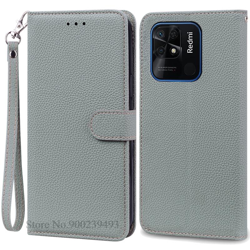 Pouzdro Redmi10C Pro Xiaomi Redmi 10C Pouzdro Měkké Kožené Peněženkové Odklápěcí Pouzdro Pro Redmi 10C Pouzdro 10 C Knižní Kryty na Telefon Coque Fundas
