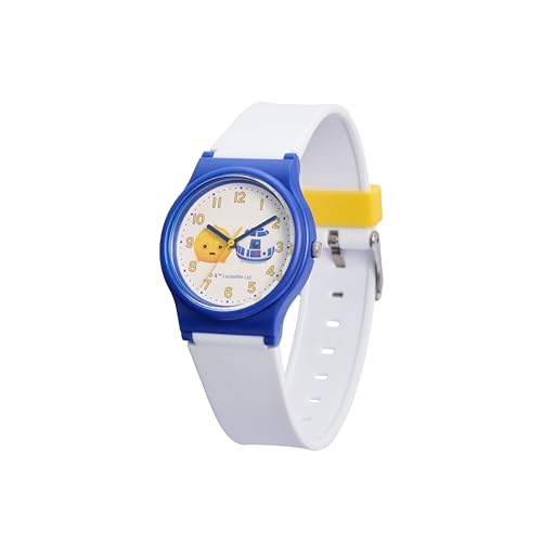 Citizen שעון אנלוגי Q&Q דיסני TSUMTSUM, עמיד במים 10 אטמוספרות, רצועת פוליאוריתן, V06A-507VK, לבן, לילדות