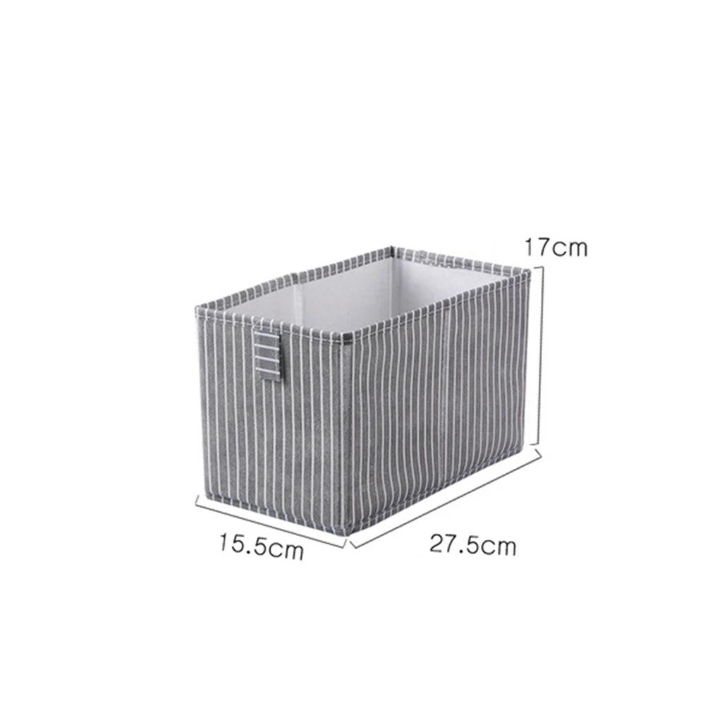 Foldable Non-woven CD Storage Box Foldable Bins Kids Toys Wardrobe Clothes Organizers Cosmetics Storage Basket Laundry Basket