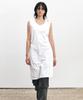 INSILENCE WOMEN Asymmetrical Cotton Dress White