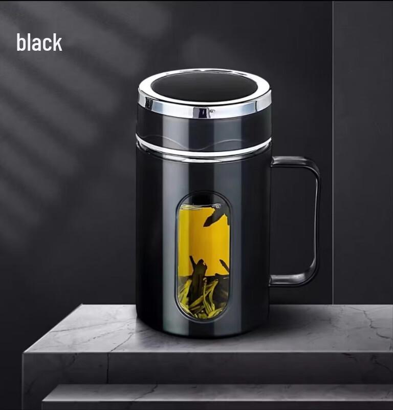 ZISIZ Large Capacity Glass Water Bottle