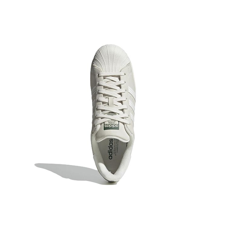 Adidas Superstar Off White Dark Green Unisex Sneakers HQ8926