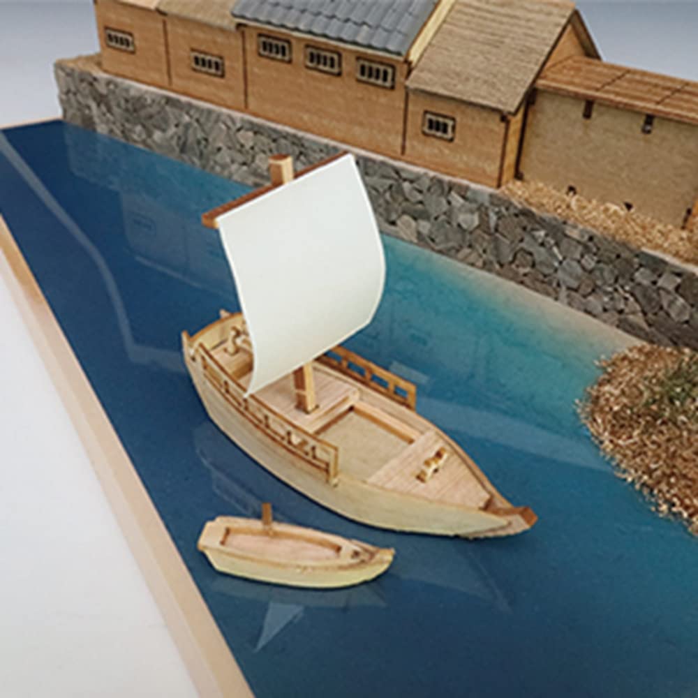 Woody Joe Stations of the Tokaido Wooden Model Assembly Kit Fifty-three Series Shinagawa-shuku (Shinagawa Inn) Non-Scale