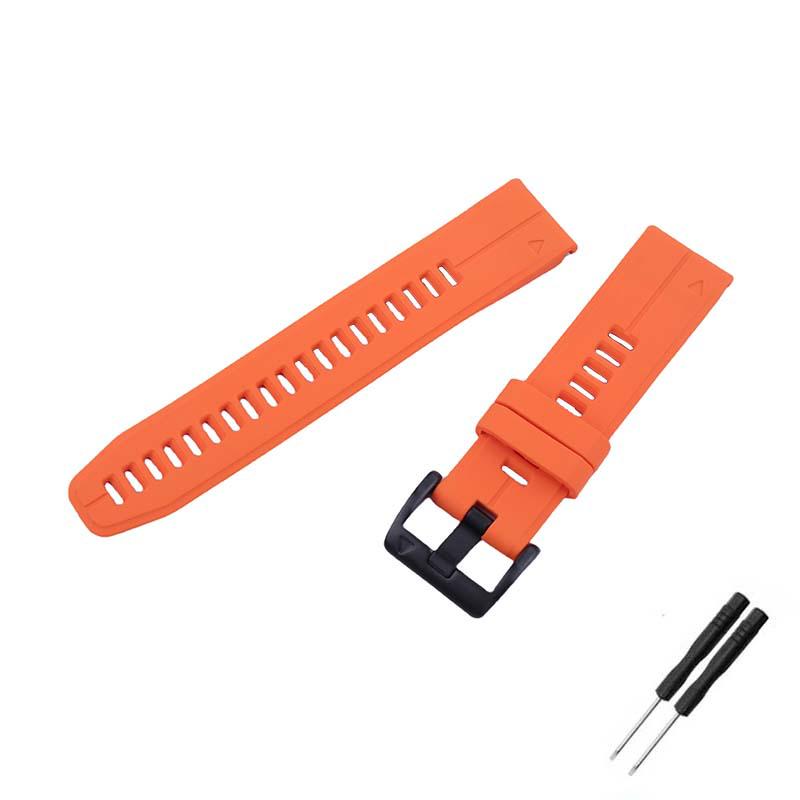 Silicone Quick Release Sport Strap for Garmin Fenix Series