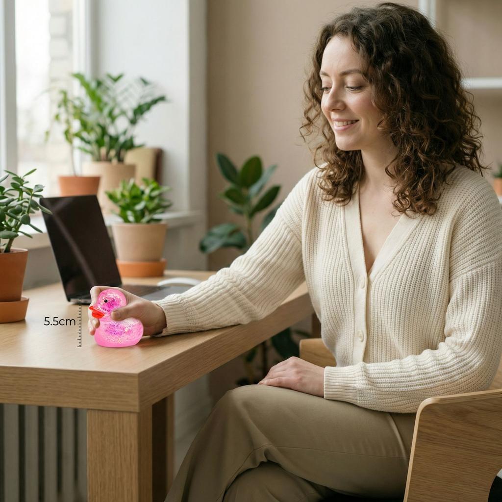 -shaped Stress-Relieving Toy - This Cute Little -shaped Toy, Made Of Soft, Slow- Playdough, Helps Anxiety And Is A Fun Sensory