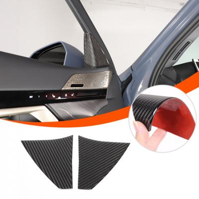Carbon Fiber Door Speaker A-Pillar Cover Trim For BMW 5 Series G60 I5 2024+