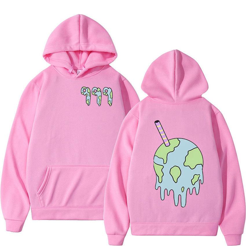 Rapper Juice Wrld Grafik Hoodie Damen Unisex Hip Hop Mode Pullover