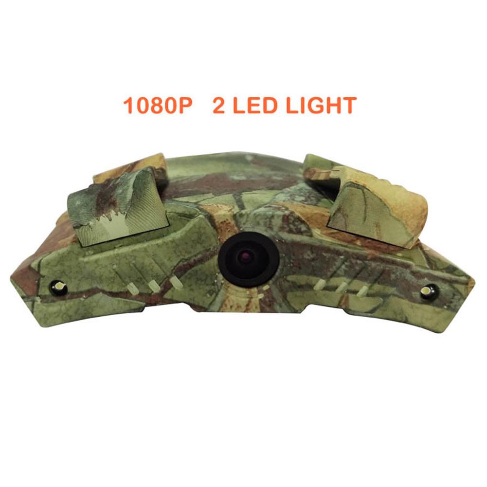 

Hiking Hat Clip On Camera HD 1080P Recordings Sports Action Camera Water Proof with 2 LED Emergency камуфляжний