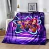 Fantasy Sword Dance Party Blanket Soft & Cozy Suitable for Seaside Bedding Office Chair for All Seasons Playful Design