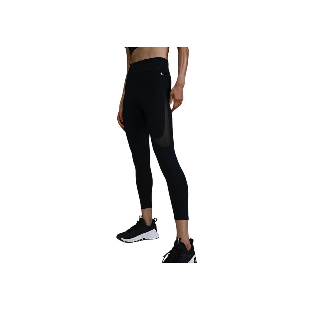 Nike High Waist Solid Color Brand Logo Leggings Women leggings Black HJ1158-010