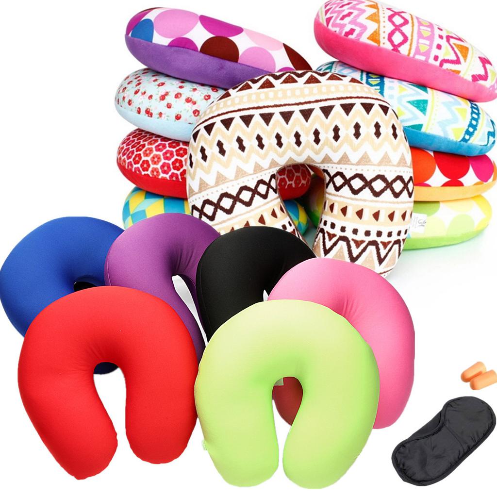 Buy Microbeads U Shaped Soft Travel Pillows Sleeping Head Rest Neck