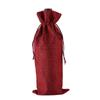 750ml Gift Burlap Linen Party Decoration Wine Bags Wine Bottle Covers Packaging Bag Champagne Pouch