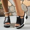 Women's Shoes, Large Size Shoes, Thick-soled Shoes, Slippers