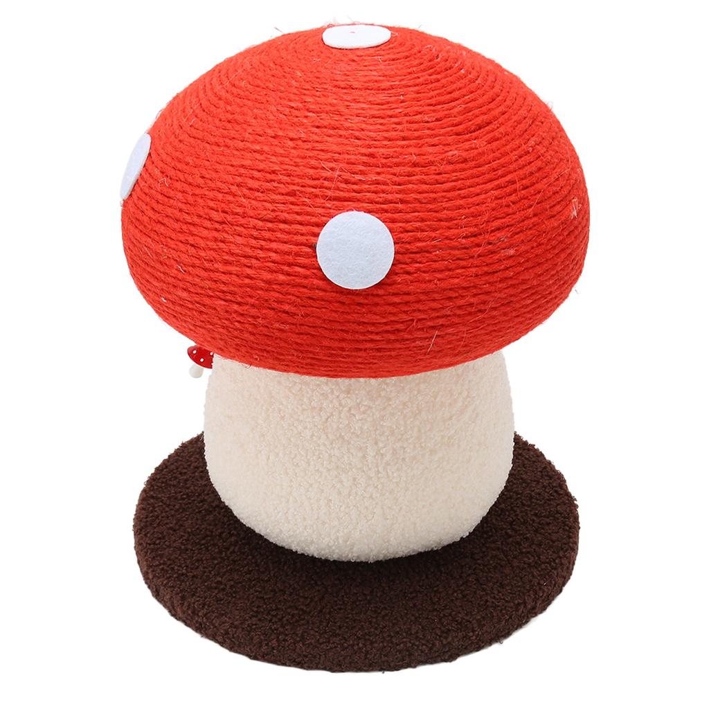 Pilzförmiges Katzenkratzbrett Langlebig Krallenschleifen Sisal Interaktiv Hautfreundlich Niedliches Katzenkratzbrett für