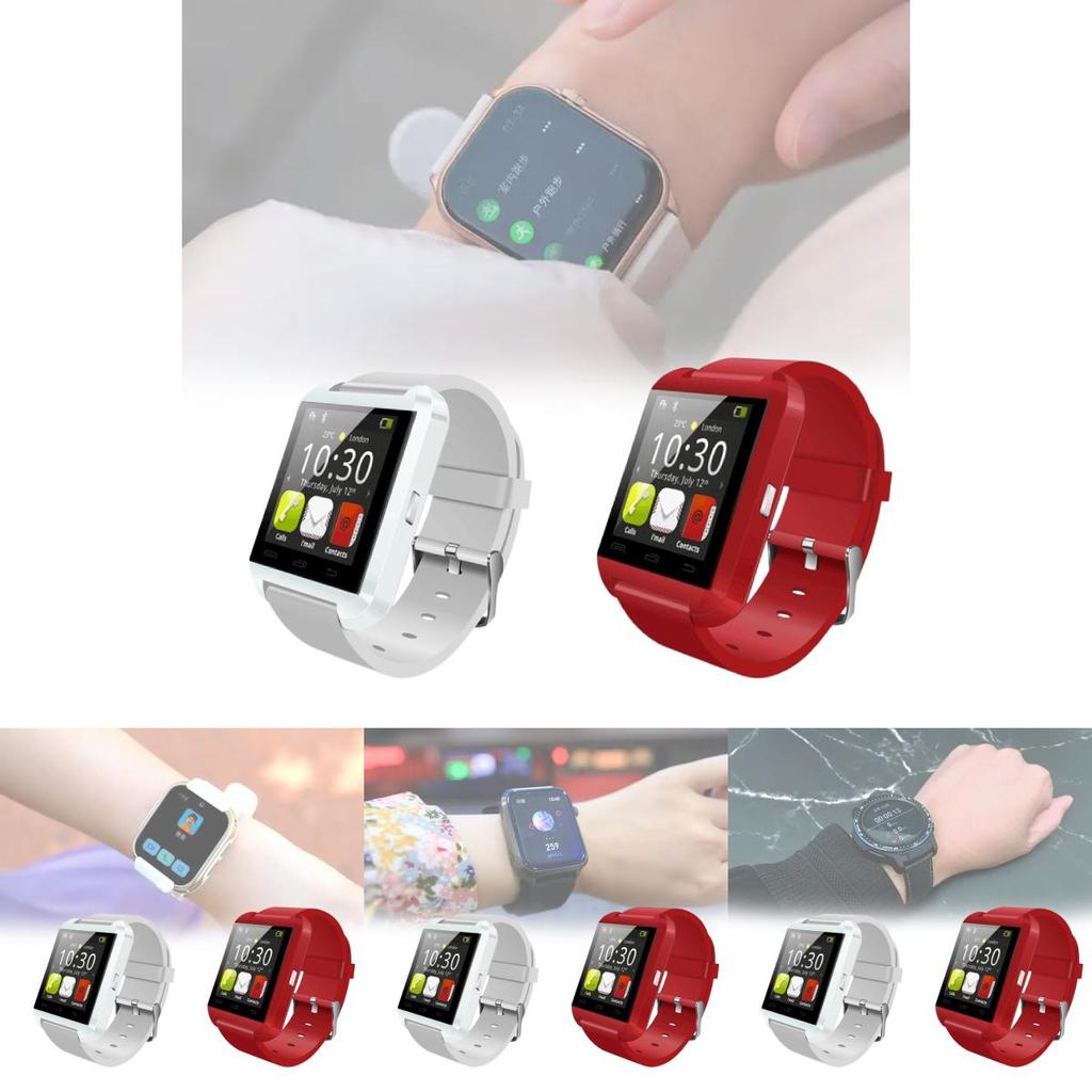 For U8 Smartwatch With Touch Control And Step Counter For Adults Fitness