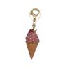 1PC Creative Ice Cream Keychain Fruit Strawberry Car Keychain Female Cute Bag Pendant Decoration Festival Party Souvenir