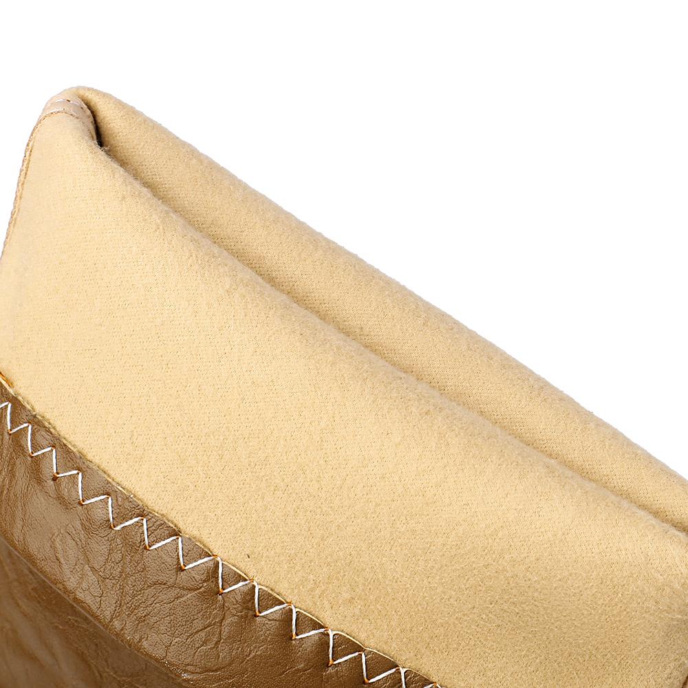 White Red Women Mid Calf Boots Pointed Toe High Spike Heel Small Big Size 33 47