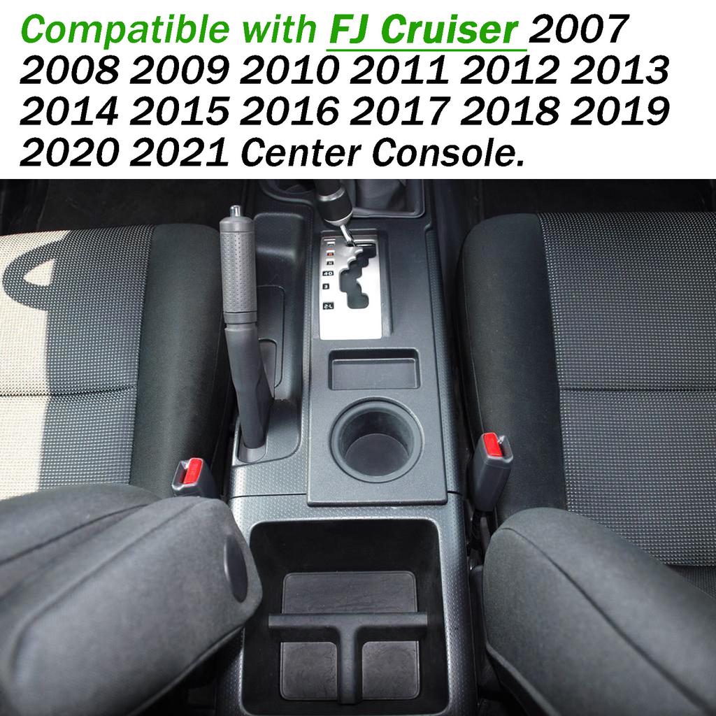 Center Console Organizer For FJ Cruiser 2007-2025 Accessories Insert Armrest Box ABS Secondary Storage Tray Coin Container