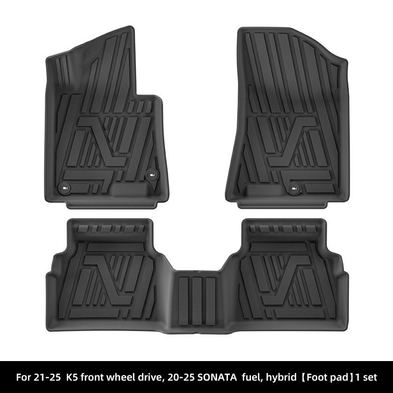 Kia K5 & Hyundai Sonata Floor Mats (2020-2025), All-TPE, Full Coverage