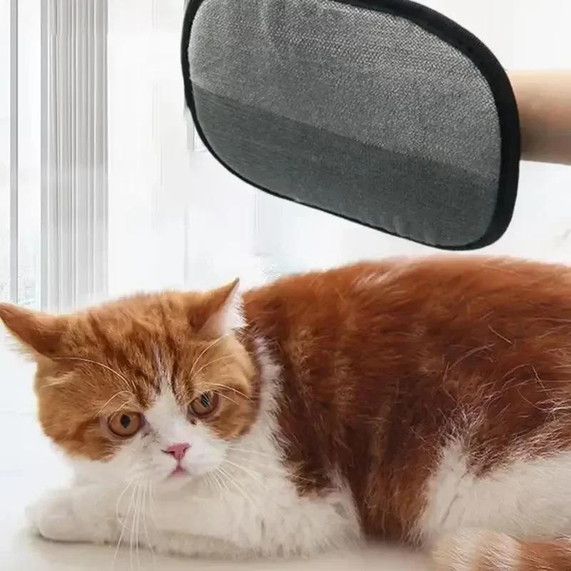 Pet Hair Removal Gloves Static Free Bidirectional Brushing Grooming Tool for Dog Cat Sofa Carpet Clothes Cleaning grooming glove