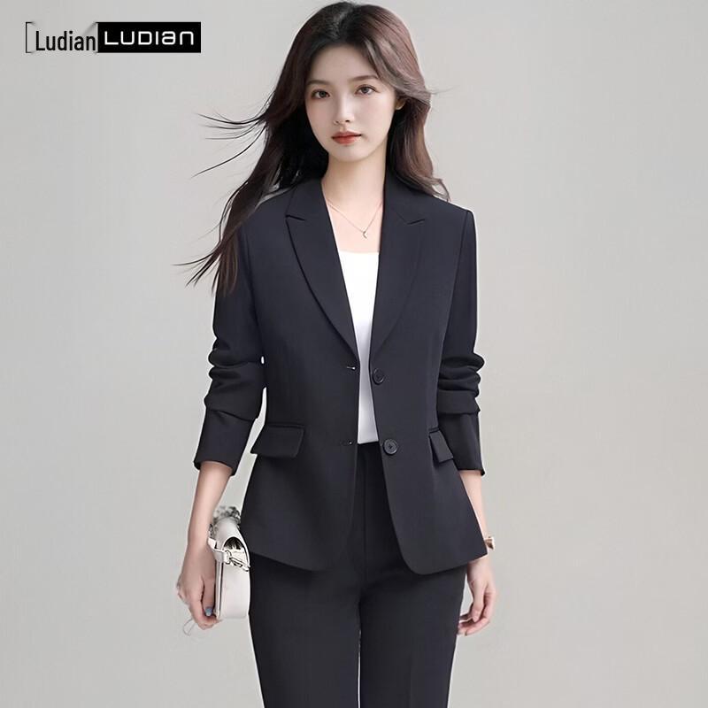 

LUDIan Women s Casual Long-Sleeve Blazer Jacket 175/96A