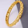 1pcs Women's Simple Bracelet Middle East direction Copper material with hollowed-out pattern Suitable for daily wear pcs Versatile for Party Gifts