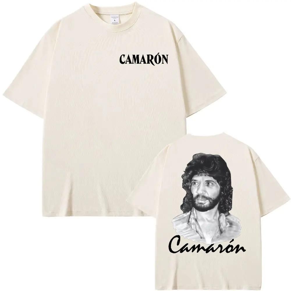 Camaron De La Isla Album Graphic TShirt  Unisex High Street Hip Hop Gothic Style Casual Bestselling 100 Cotton TShirt