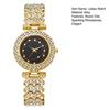 Luxury Women Bracelet Watch Round Dial Quartz Analog Watch Sparkling Rhinestone Elegant Wristwatch for Daily Wear Party Office
