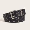 Grommet Waist Belt Punk Star Charm Skinny Chain for Cowboy Grunge Buckle Modern Waistband Waist Chain Studded Belt