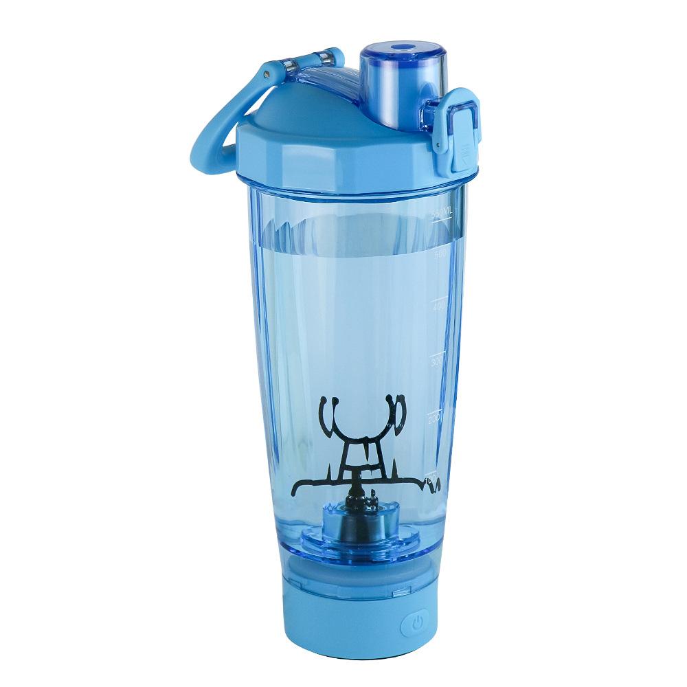 Portable and rechargeable fully automatic mixing cup with light and cool 600ml sports portable protein powder electric shaking cup