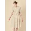 Bcbg Drawstring Dress With Shirt Collar B3m4o622