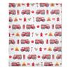 Firefighter Theme Printed Blanket for Sofa Bed Travel Camping Living Room Office Conditioning Blanket for All Seasons Gifts